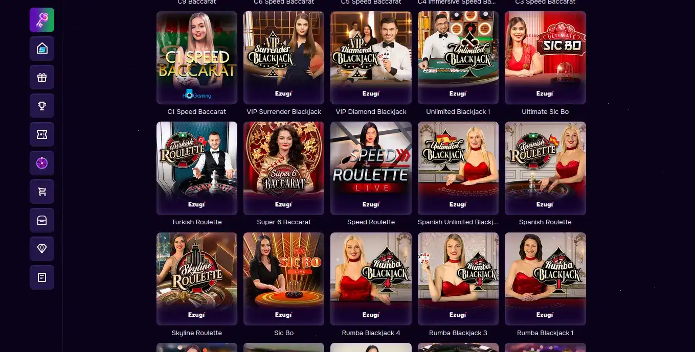 Игровой интерфейс Marmelad casino слоты на экране